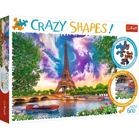 Puzzle 600 Crazy Shapes Niebo nad Paryżem 11115