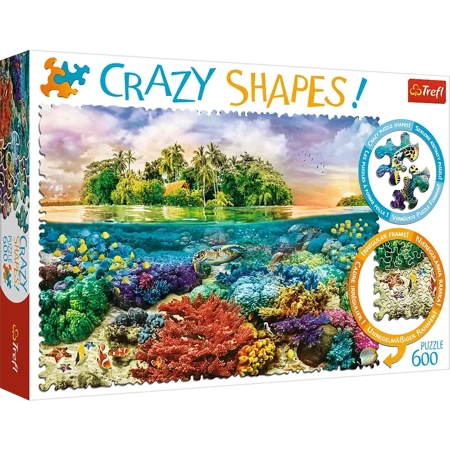 Puzzle 600 Crazy Shapes Tropikalna wyspa 11113