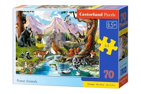 Puzzle 70 Zwierzęta leśne B-070091