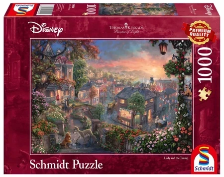 Puzzle PQ 1000 Zakochany kundel (Disney) G3