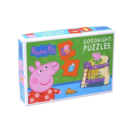 Puzzle na Dobranoc Świnka Peppa 20 el.