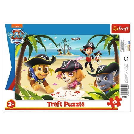 Puzzle ramkowe 15 Przyjaciele z Psiego Patr. TREFL