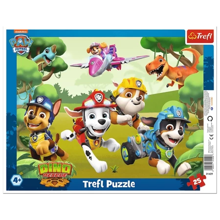 Puzzle ramkowe 25 Wyczynowe triki piesków TREFL