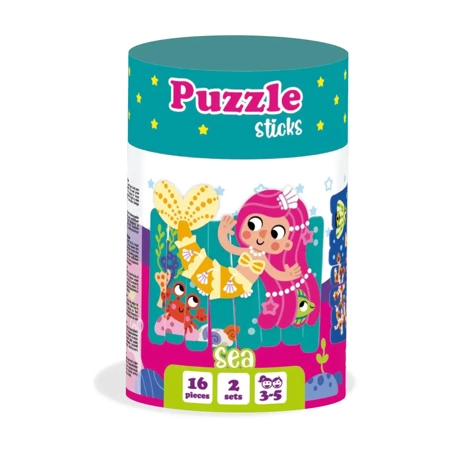 Puzzle sticks. Morze