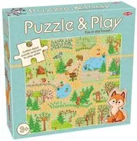 Puzzle z grą: Lis w lesie