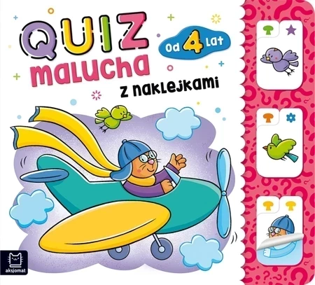 Quiz malucha z naklejkami od 4 lat