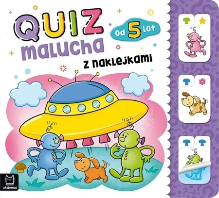 Quiz malucha z naklejkami od 5 lat