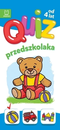 Quiz przedszkolaka z misiem. 4 +. Quiz malucha