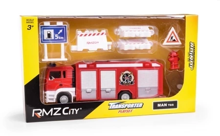 RMZ City 1:64 Scania Wóz Strażacki Playset