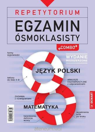 Repetytorium. Egzamin ósmoklasisty: polski i matematyka. Wersja rozszerzona