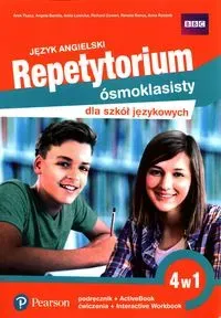 Repetytorium ósmoklasisty dla język. 4w1 podr.+ćw.