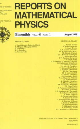 Reports On Mathematical Physics 62/1 2008 Kraj