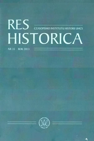 Res Historica T.35