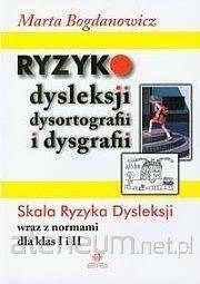 Ryzyko dysleksji dysortografii i dysgrafii.