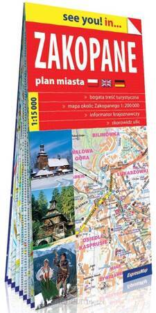 See you! in... Zakopane 1:15 000 plan miasta