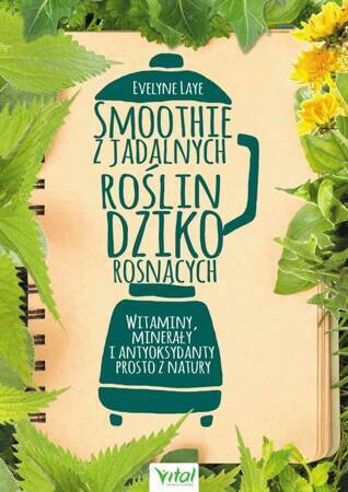 Smoothie z jadalnych roślin dziko rosnących. Witaminy minerały i antyoksydanty prosto z natury