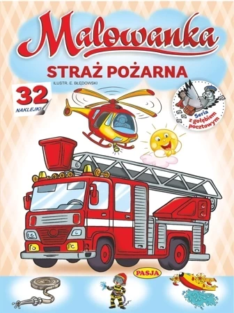 Straż pożarna. Malowanka