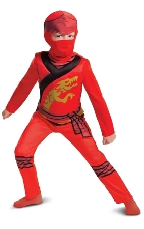 Strój dziecięcy - Ninjago Kai - rozmiar M