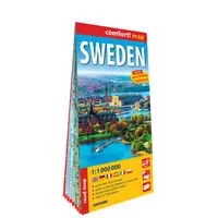 Sweden - road map 1:1 000 000 lam w.2024