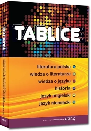 Tablice literatura Polska wiedza o literaturze wiedza o języku historia język angielski język niemiecki