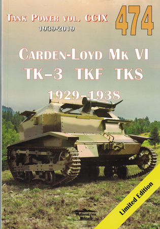 Tank Power vol. CCIX 474 Carden-Loyd Mk VI TK-3 TKF TKS 1929-1938