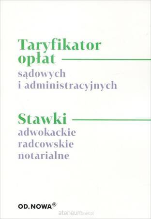 Taryfikator opłat sądowych i administracyjnych