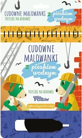 Trefliki na budowie. Pisak wodny