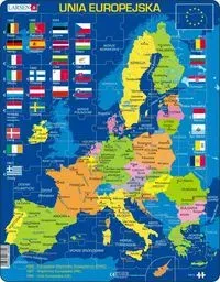 Układanka Unia Europejska - Mapa, Flagi