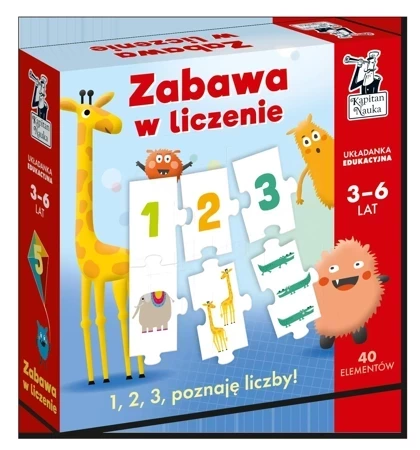 Układanka edukacyjna Zabawa w liczenie Kapitan Nauka