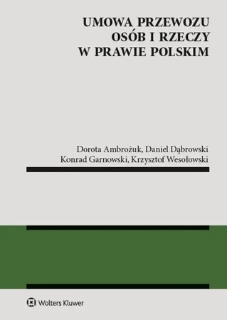 Umowa przewozu osób i rzeczy w prawie polskim 2020