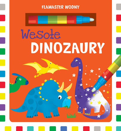 Wesołe dinozaury flamaster wodny