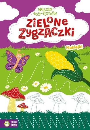 Wesołe esy-floresy. Zielone zygzaczki