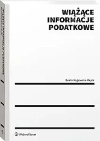 Wiążące informacje podatkowe