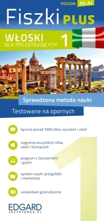 Włoski. Fiszki PLUS dla początkujących 1. Poziom A0-A1 wyd. 2