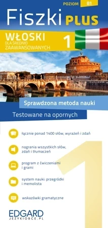 Włoski. Fiszki PLUS dla średnio zaawansowanych 1 wyd. 2