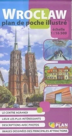 Wrocław plan de poche illustre