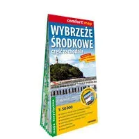 Wybrzeże Środkowe część zachodnia laminowana mapa turystyczna 1:50 000