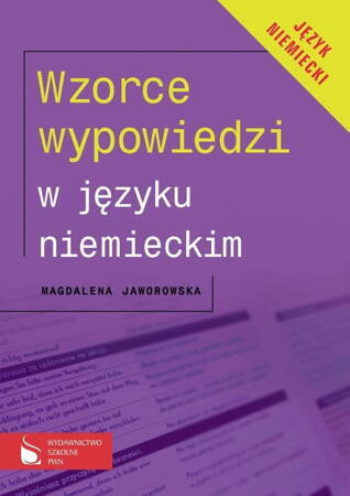 Wzorce Wypowiedzi W Języku Niemieckim.