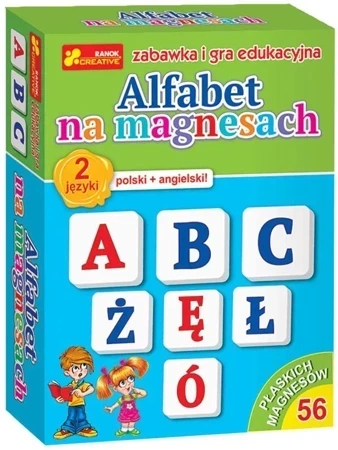 Zabawka i gra edukacyjna - Alfabet na magnesach