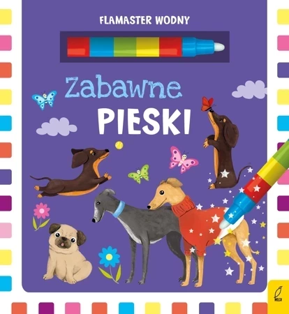 Zabawne pieski. Flamaster wodny