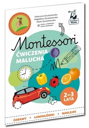 Zabawy malucha 2-3 lata. Montessori. Karty sensoryczne