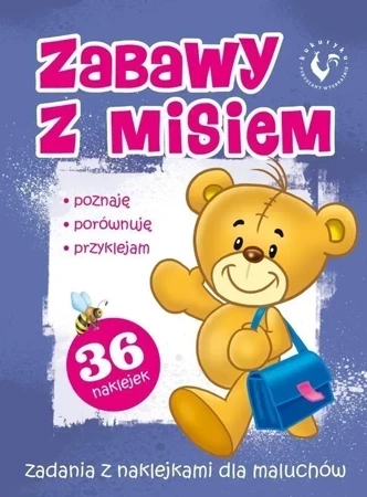 Zabawy z misiem - Zadania z naklejkami