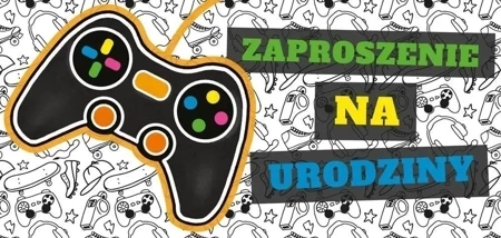 Zaproszenie Urodziny - Pad (5szt)