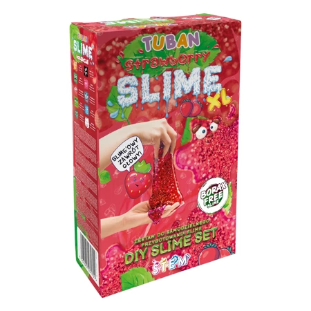 Zestaw Super Slime XL - Truskawka TUBAN