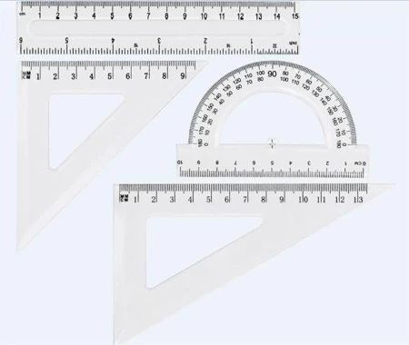 Zestaw geometryczny transparent GR-031T GRAND