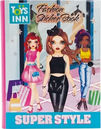 Zestaw kolorowych naklejek Fashion Sticker Book