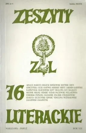 Zeszyty literackie 76 4/2001