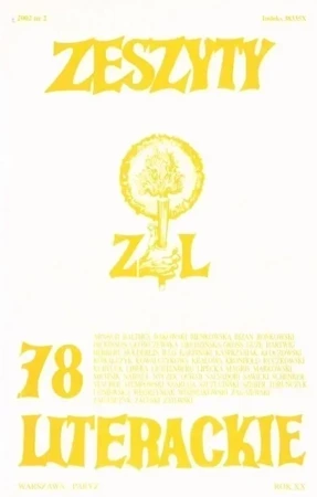 Zeszyty literackie 78 2/2002