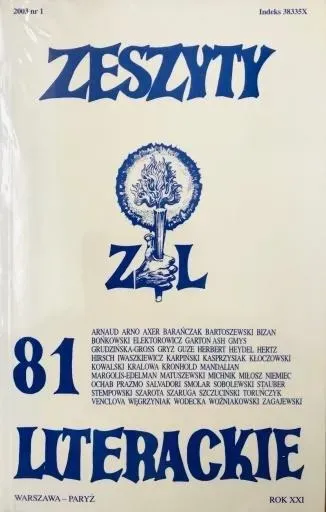 Zeszyty literackie 81 1/2003