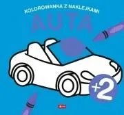 Auta. Kolorowanka z naklejkami